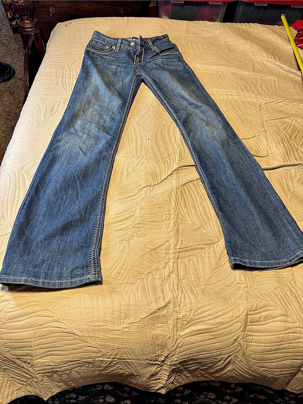 Contour Women's Flare Jeans Blue Size 4 Like New